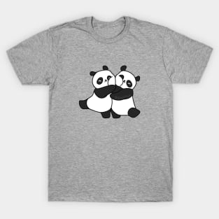 Cuddle Puddle Pandas T-Shirt